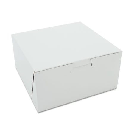 Southern Champion Tray SCT, Non-Window Bakery Boxes, 6 X 6 X 3, White, 250PK 0905